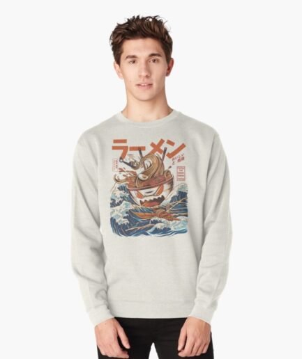 The Great Ramen off Kanagawa Pullover Sweatshirt