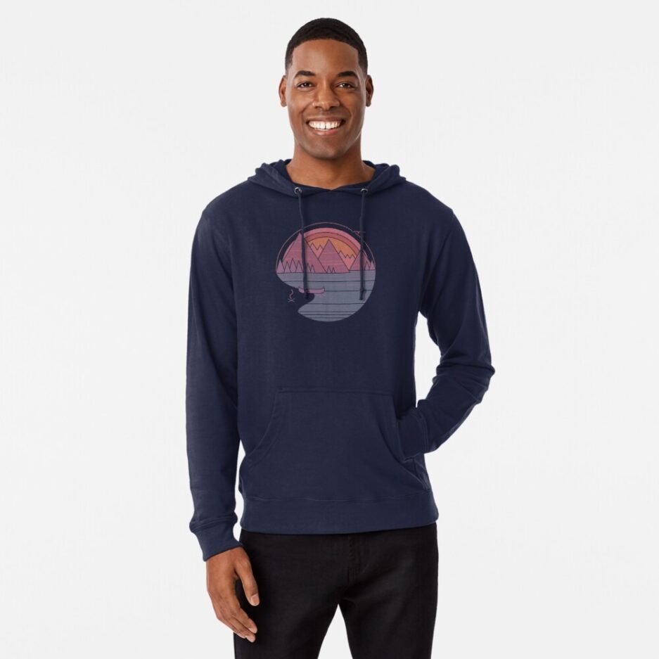 The Mountains Are Calling Lightweight Hoodie