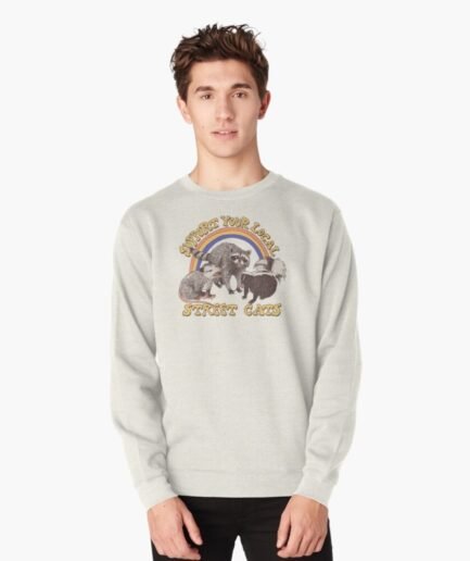 Street Cats Pullover Sweatshirt