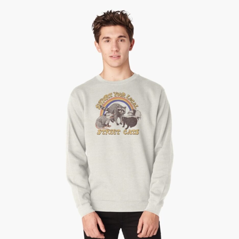 Street Cats Pullover Sweatshirt